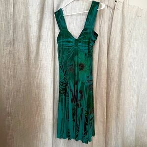 Pretty green Hawaiian dress size L